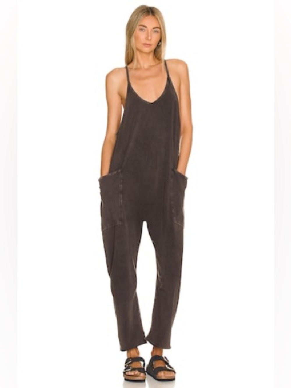 FP Movement Hot Shot Onesie in Washed Black